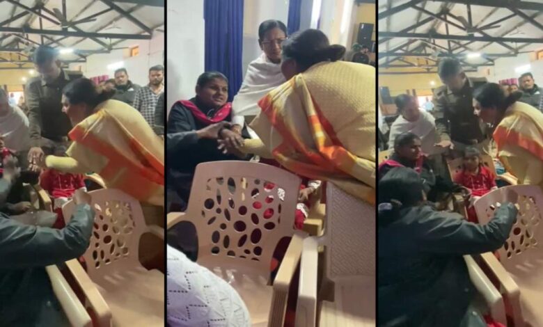 नेत्रहीन युवती से बदसलूकी मामले में BJP नेत्री अंजू भार्गव पर विपक्ष ने किया हमला