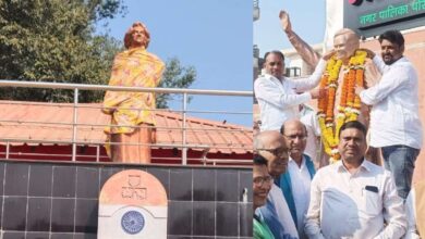 प्रतिमाओं में भेदभाव अटल जी की सुरक्षा, इंदिरा गांधी की उपेक्षा