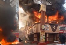 कोरबा के एसएस प्लाजा में भीषण आग, कई दुकानों को बड़ा नुकसान