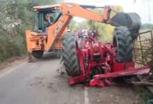 कबीरधाम हादसा ट्रैक्टर पलटा दो बच्चों की मौत