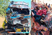 जशपुर में दो ट्रकों की भीषण टक्कर, चालक मौके पर ही मौत