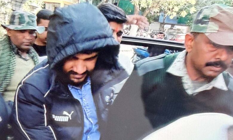 छत्तीसगढ़ पुलिस रायपुर में लायी झारखंड के कुख्यात गैंगस्टर मयंक सिंह