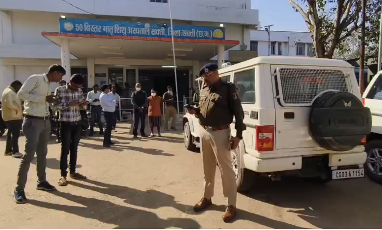 सक्ति अस्पताल में आग युवक की मौत, जांच शुरू