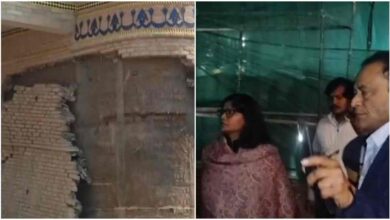 निर्माणाधीन प्रवेश द्वार की दीवार गिरी, कलेक्टर ने जांच के निर्देश दिए