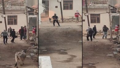 बदमाशों का सघन हमला, वीडियो सोशल मीडिया पर वायरल