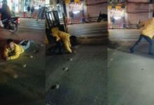 नशे में धुत युवक ने मचाई अफरातफरी, ट्रैफिक जाम और पिटाई