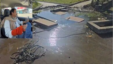 जल संकट पाइपलाइन गड़बड़ी से 9 वार्डों में पानी 8 दिन से बंद