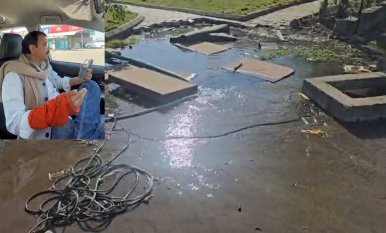 जल संकट पाइपलाइन गड़बड़ी से 9 वार्डों में पानी 8 दिन से बंद