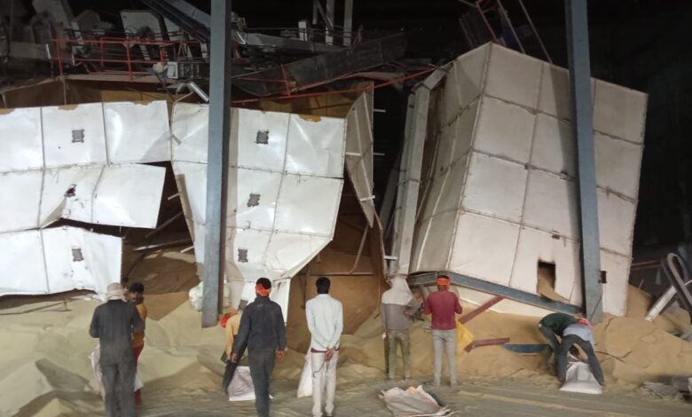 डोंगरगढ़ राइस मिल हादसा: 75 क्विंटल की चिमनी गिरने से एक मजदूर की जान गई