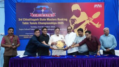 केजरीवाल्स तृतीय छत्तीसगढ़ राज्य मास्टर्स रैंकिंग टेबल टेनिस प्रतियोगिता – मुकाबले अंतिम चरण में