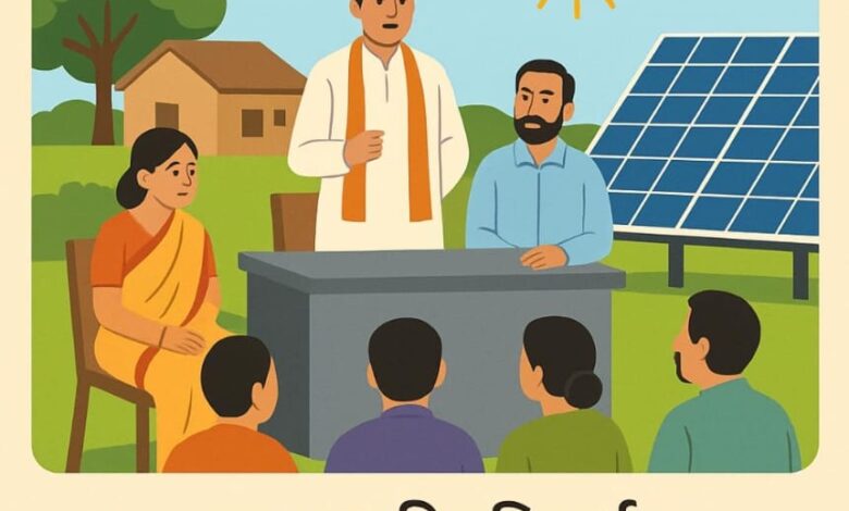 पी.एम. सूर्य घर मुफ्त बिजली योजना के तहत रायगढ़ का एक ग्राम बनेगा सोलर मॉडल विलेज पी.एम. सूर्य घर मुफ्त बिजली योजना के तहत रायगढ़ का एक ग्राम बनेगा सोलर मॉडल विलेज