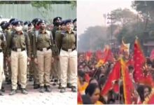 रणजीत हनुमान प्रभात फेरी में सुरक्षा के कड़े इंतजाम रणजीत हनुमान प्रभात फेरी में सुरक्षा के कड़े इंतजाम