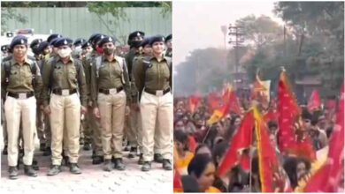 रणजीत हनुमान प्रभात फेरी में सुरक्षा के कड़े इंतजाम रणजीत हनुमान प्रभात फेरी में सुरक्षा के कड़े इंतजाम