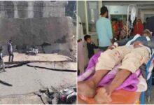 रायसेन में 40 साल पुराना पुल गिरा4 घायल