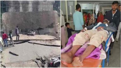 रायसेन में 40 साल पुराना पुल गिरा4 घायल