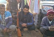 सागर में अवैध हिरण शिकार के आरोपियों की रंगे हाथों गिरफ्तारी