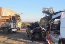 सागर में सड़क हादसे में 4 पुलिस जवानों की मौत