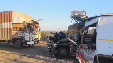 सागर में सड़क हादसे में 4 पुलिस जवानों की मौत