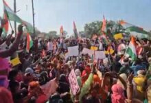 श्री सीमेंट खदान परियोजना के खिलाफ ग्रामीणों का विरोध