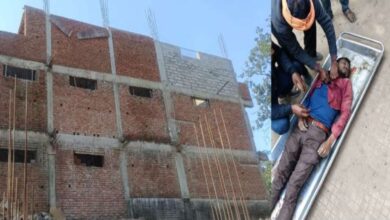 निर्माणाधीन भवन में मजदूर की चौथी मंजिल से गिरकर मौत निर्माणाधीन भवन में मजदूर की चौथी मंजिल से गिरकर मौत