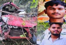 बिलासपुर तेज रफ्तार कार पलटी दो छात्रों की मौत चार घायल