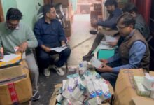 खेमराम केसरवानी के घर से 50 लाख की अवैध दवाइयां बरामद