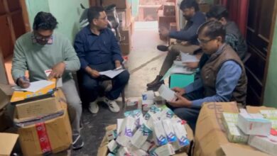 खेमराम केसरवानी के घर से 50 लाख की अवैध दवाइयां बरामद