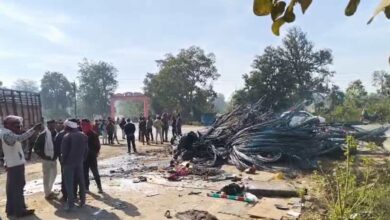 मंडला NH-30 पर ट्रक हादसा तीन मृतक ड्राइवर फरार मंडला NH-30 पर ट्रक हादसा तीन मृतक ड्राइवर फरार