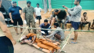 आईटीबीपी के जवानाें ने भालू के हमले से घायल अबूझमाड़ के ग्रामीण काे पहुंचाया स्वास्थ्य केंद्र