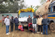 ओडिशा से खपाने लाया जा रहा 100 बोरी धान व मिनी ट्रक जब्त