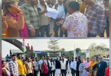 एनएमडीसी के सीएमडी ज्ञापन लिए बिना जाने पर, कांग्रेस नेताओं ने जलाकर किया प्रदर्शन