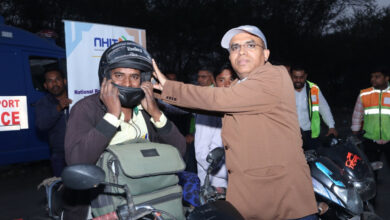 राष्ट्रीय सड़क सुरक्षा माह : रायपुर-बिलासपुर हाइवे पर चलाया गया जागरूकता अभियान