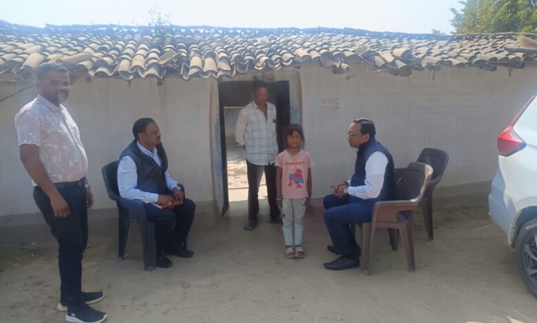 हृदय रोग से पीडि़त बच्ची का सफल नि:शुल्क उपचार, सीएमएचओ ने किया गृह भ्रमण