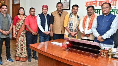 मुख्यमंत्री साय से रायपुर प्रेस क्लब के नवनिर्वाचित पदाधिकारियों की सौजन्य मुलाकात