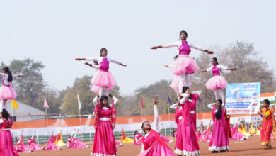 राजधानी रायपुर में हर्षोल्लास के साथ मनाया गया 77वां गणतंत्र दिवस