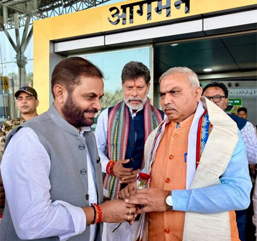 भाजपा के राष्ट्रीय सह संगठन महामंत्री शिवप्रकाश पहुंचे रायपुर