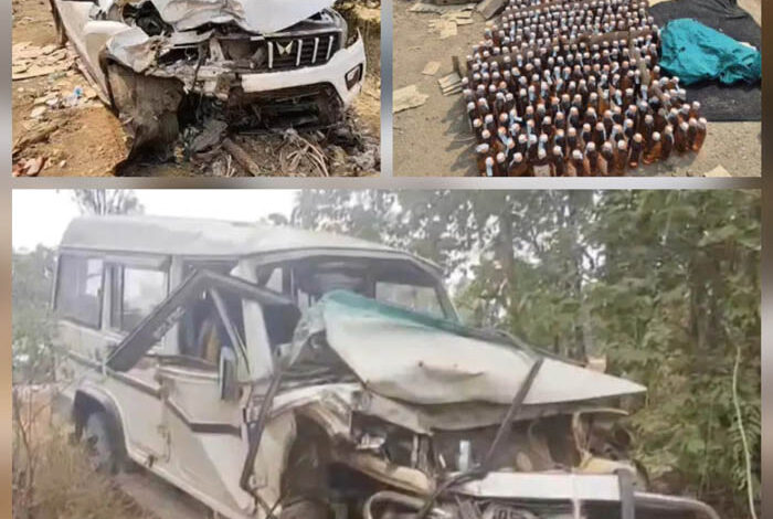 स्कॉर्पियो व बोलेरो वाहन की टक्कर में दो लोगों की हुई मौत, 12 अन्य घायल स्कॉर्पियो व बोलेरो वाहन की टक्कर में दो लोगों की हुई मौत, 12 अन्य घायल