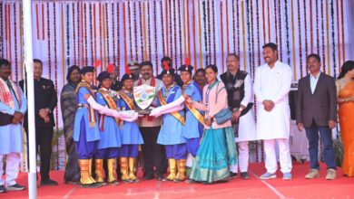 उपमुख्यमंत्री शर्मा ने पीजी कॉलेज मैदान में फहराया राष्ट्रीय ध्वज