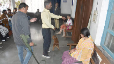 रायपुर जिला एवं सत्र न्यायालय में भी हुई सघन जांच