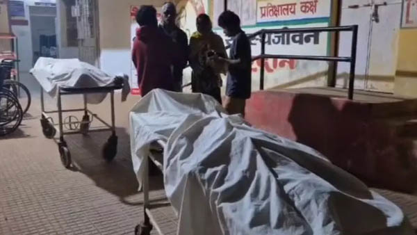 अनियंत्रित मोटर साइकिल गड्ढे में गिरी, मामा-भांजा की हुई मौत