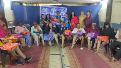 इनरव्हील क्लब ऑफ रायपुर ग्रेटर ने 11 दिव्यांगों को बांटे जयपुर पैर