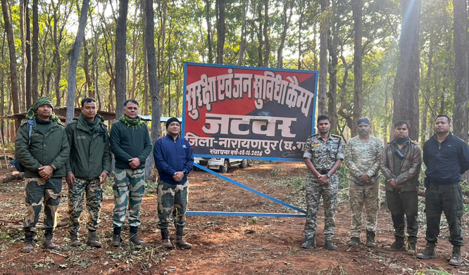 जटवर में वर्ष 2026 का पहला सुरक्षा व जन सुविधा कैंप स्थापित