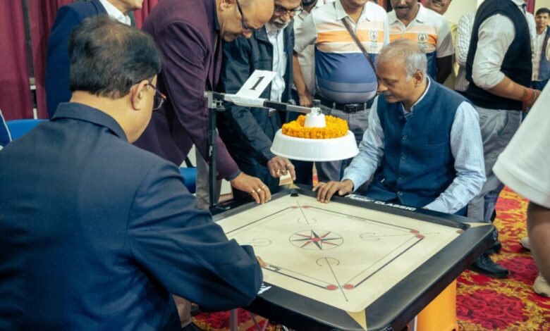 महालेखाकार : पश्चिम क्षेत्रीय कैरम प्रतियोगिता 2026 का आगाज, रायपुर में जुटे 60 से अधिक खिलाड़ी