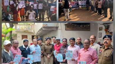 पुलिस ने साइबर सुरक्षा की दी जानकारी, सीनियर सिटीजनों को किया जागरूक