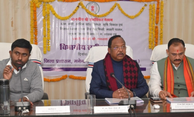 जनहितैषी वाले स्वीकृत कार्य समय-सीमा में करें पूरा: मंत्री नेताम जनहितैषी वाले स्वीकृत कार्य समय-सीमा में करें पूरा: मंत्री नेताम