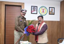 रायपुर के नवनियुक्त प्रथम पुलिस कमिश्नर शुक्ला ने उपमुख्यमंत्री शर्मा से की सौजन्य भेंट