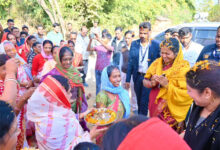गांव-बस्ती चलो अभियान के तहत महावीरपुर और संजय नगर पहुँचीं मंत्री राजवाड़े