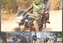 नारायणपुर कलेक्टर बाइक से 110 किमी का सफर तय कर अबूझमाड़ के अंदरूनी गांवों में पहुंची