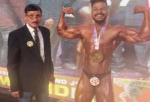 मि इंडिया बॉडी बिल्डिंग में अभय शुक्ला को गोल्ड मेडल