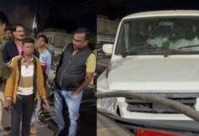 कटेकल्याण तहसीलदार की वाहन डिवाइडर से टकराई